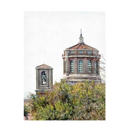 Dorothy Berry-Lound 'Belltower And Cupola Rome' Canvas Art,14x19